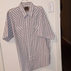 Plains Big Man Pearl Snap Short Sleeve Shirt